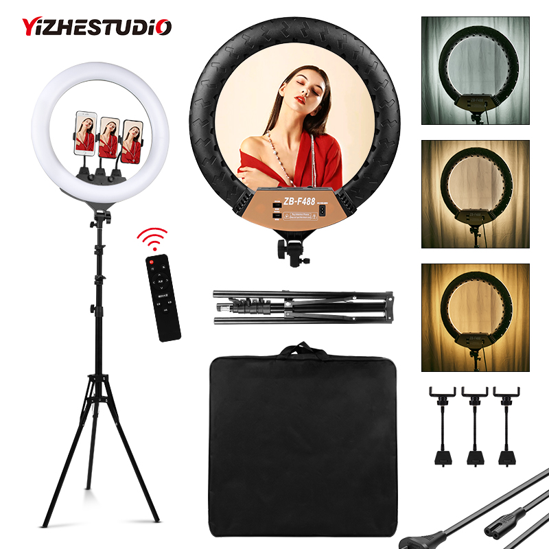 Webcam Ring Light - مصباح دائري عكس الضوء مع كابل