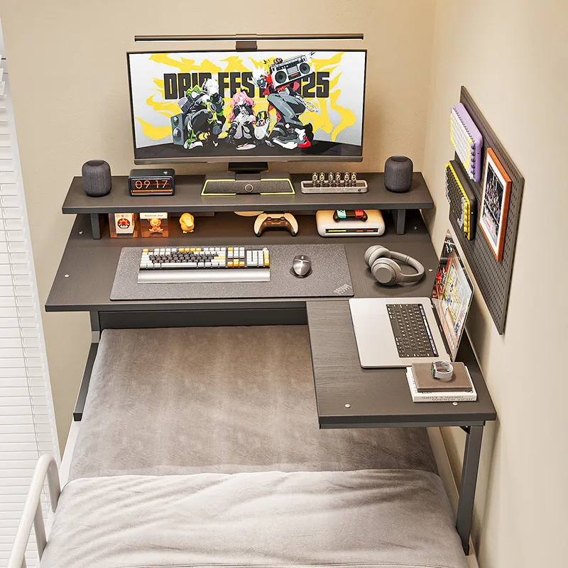 Esports Gaming Bed - مكتب زاوية على شكل حرف L