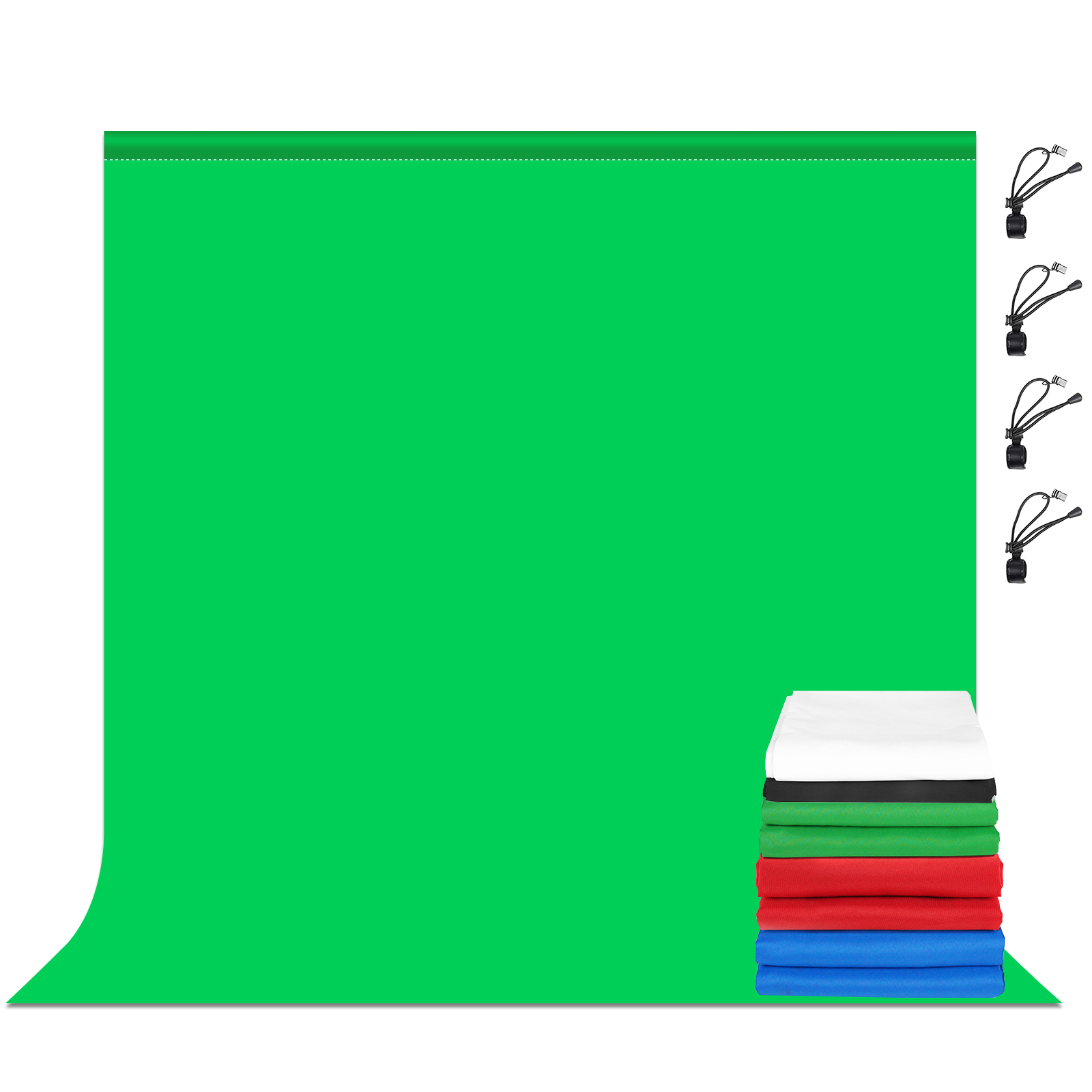 Green Screen Collapsible - خلفية تصوير من PULUZ مقاس 2م