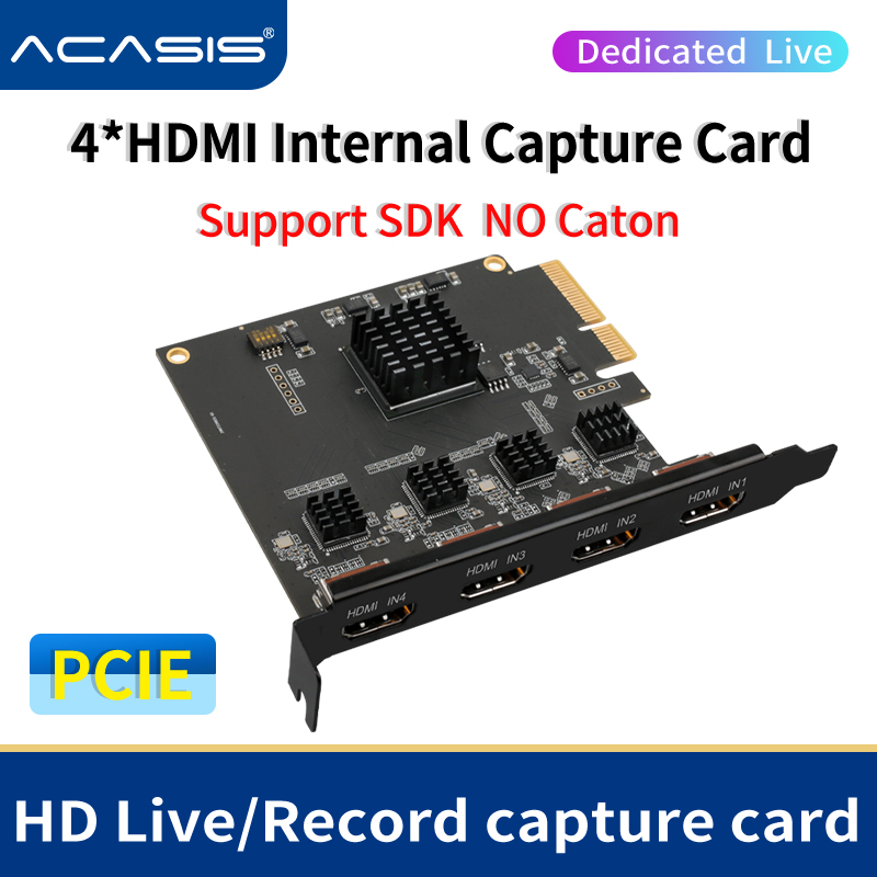 Elgato Stream Deck - أكسيس 4 قناة HDMI-متوافق/SDI PCI-E فيديو