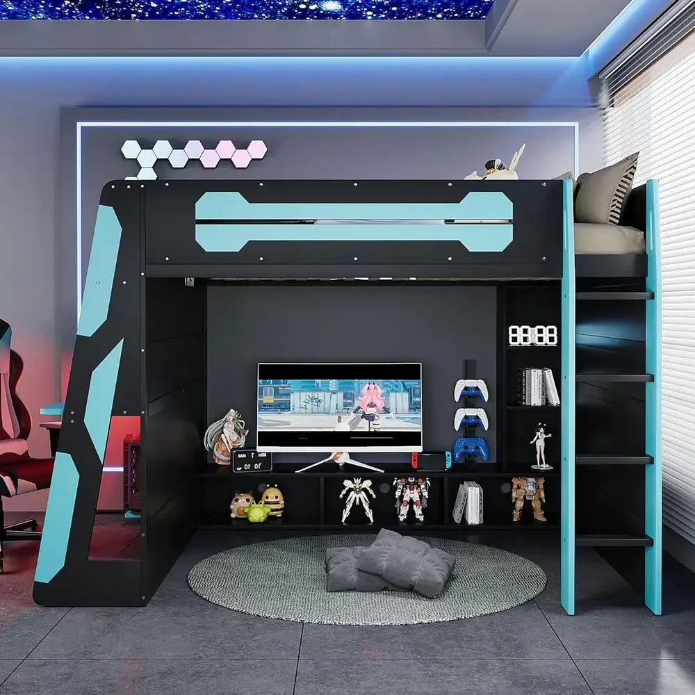 Esports Gaming Bed - سرير ألعاب خشبي كبير قابل للتخصيص