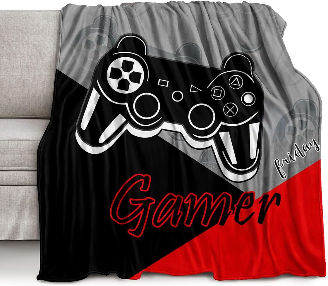 Esports Gaming Bed - بطانية رمي من الصوف للألعاب، هدية
