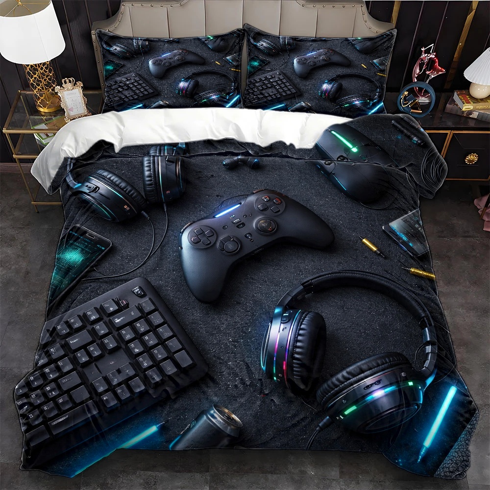 Esports Gaming Bed - طقم أغطية سرير بتصميم الألعاب الإلكترونية