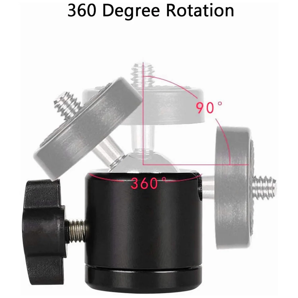 رأس كروي صغير بمسمار 1/4، قابل - مراجعة Webcam Ring Light وسعره