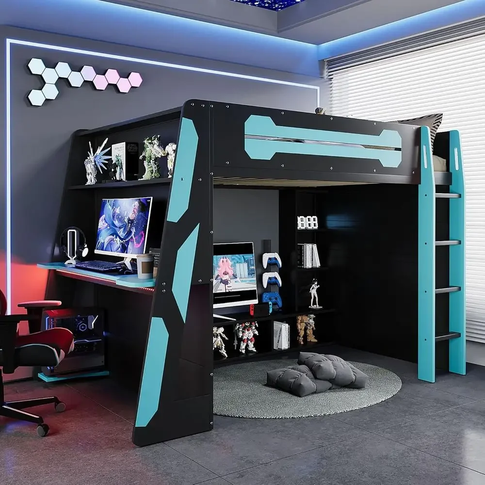 سرير ألعاب خشبي كبير قابل للتخ - مراجعة Esports Gaming Bed وسعره