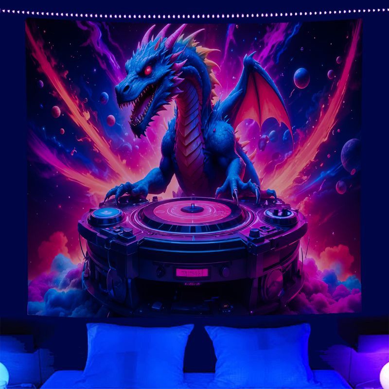 VIKAMA نسيج جداري بتصميم روبوت - مراجعة Esports Gaming Bar وسعره
