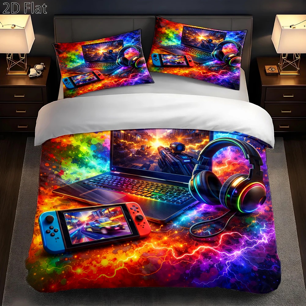 طقم غطاء لحاف بتصميم ألعاب إلك - مراجعة Esports Gaming Bed وسعره