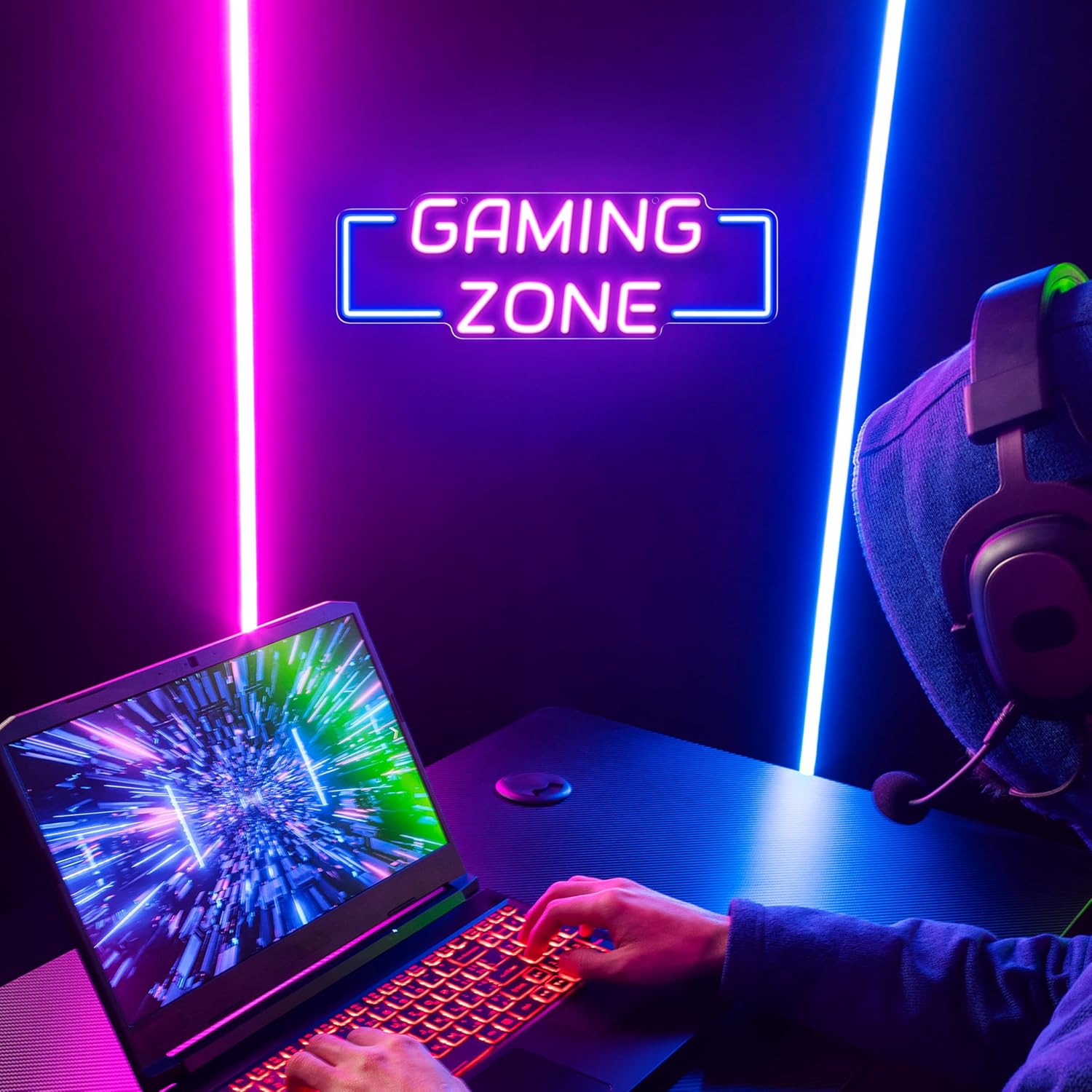 لافتة نيون لمنطقة الألعاب، إضا - مراجعة Esports Gaming Bar وسعره