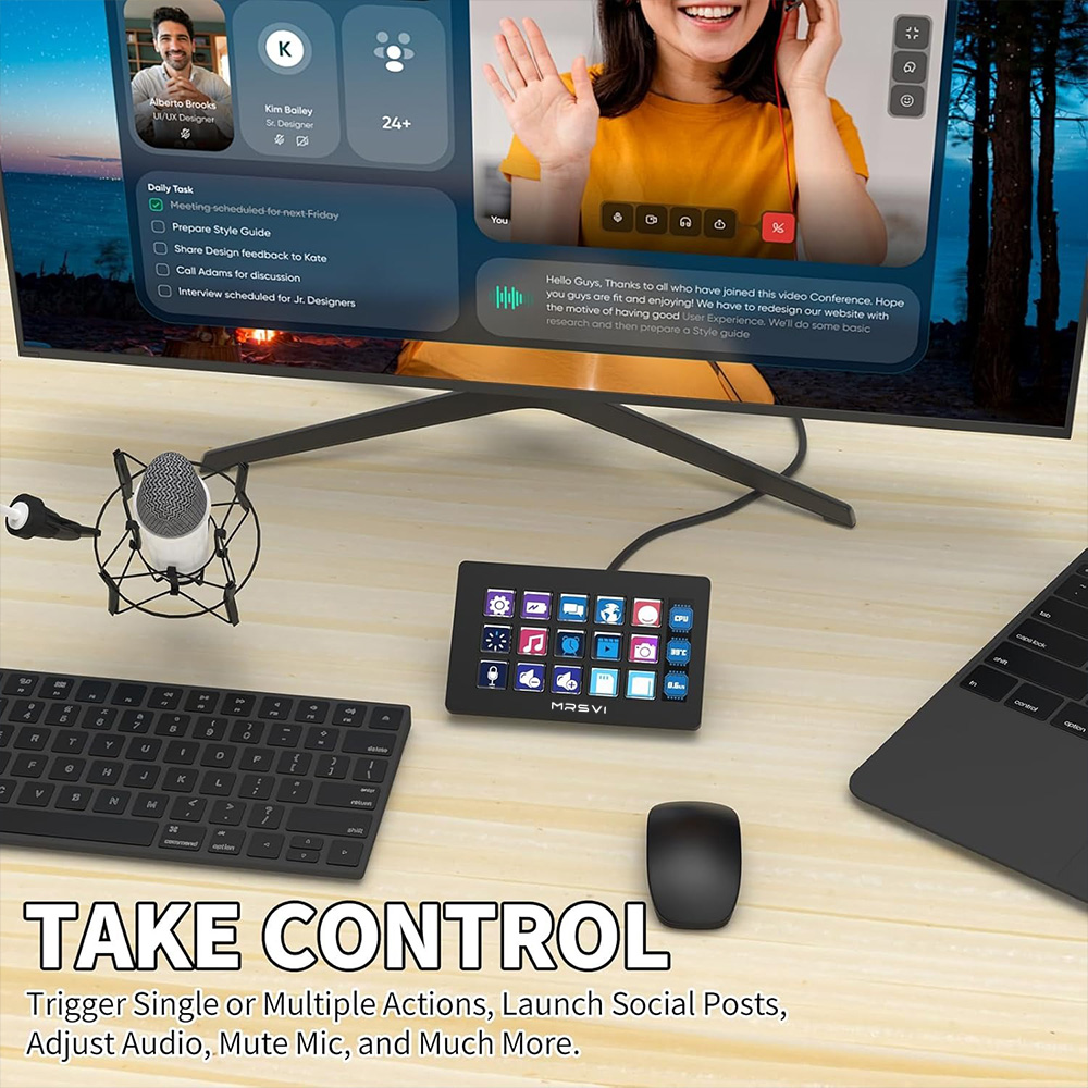 لوحة تحكم متعددة الوظائف MRSVI - مراجعة Elgato Stream Deck وسعره