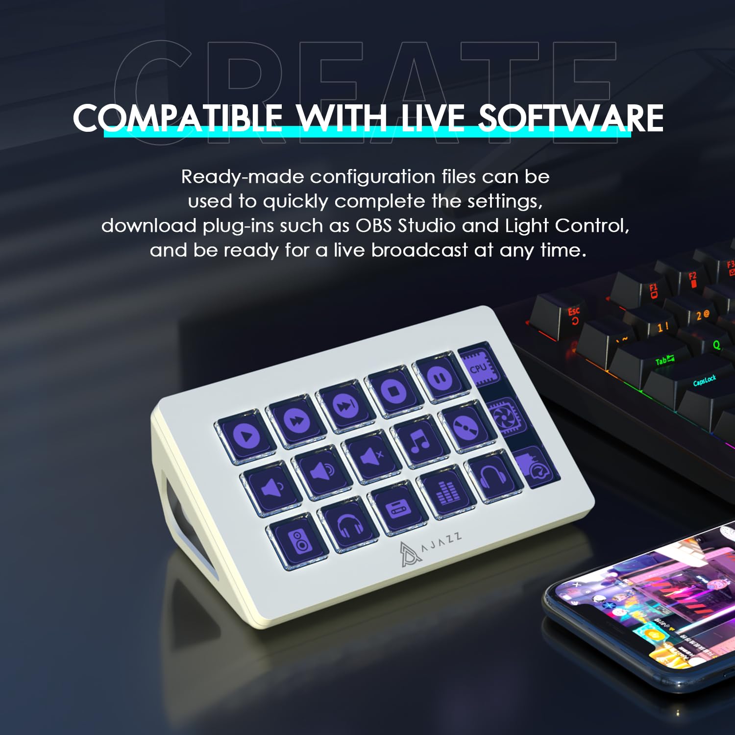 ATTACK SHARK x AJAZZ AKP153 ST - مراجعة Elgato Stream Deck وسعره