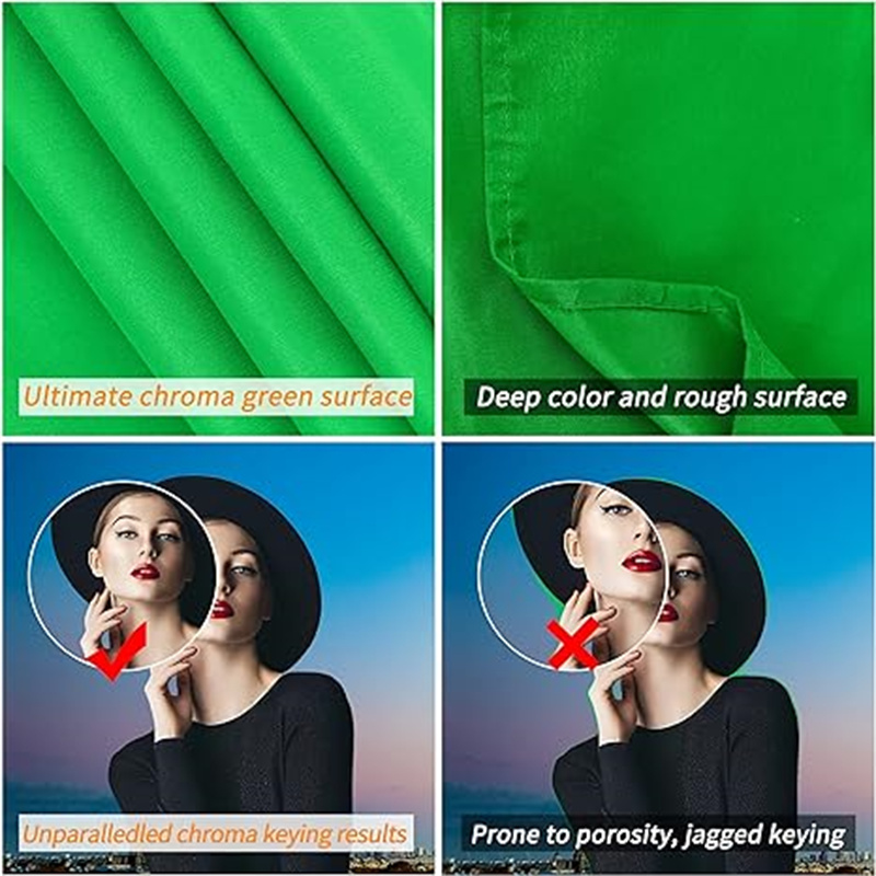 خلفية تصوير GAINVANE من القماش - مراجعة Green Screen Collapsible وسعره