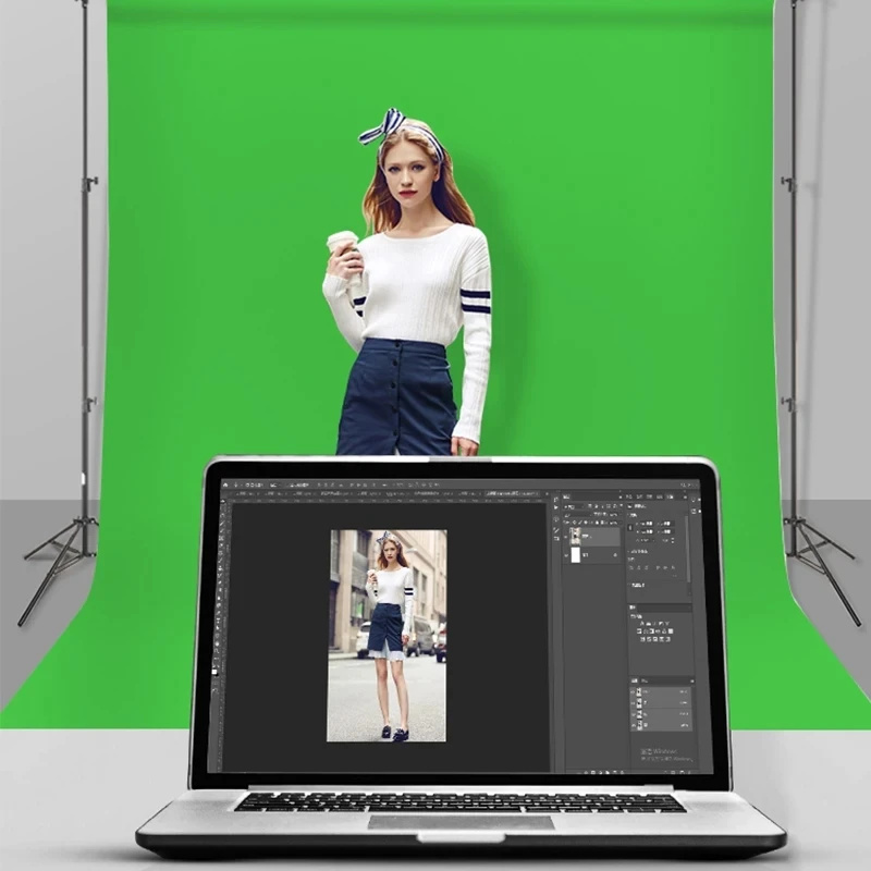 خلفية تصوير GAINVANE من القماش - مراجعة Green Screen Collapsible وسعره