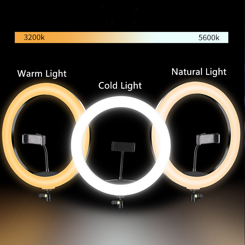 مصباح حلقي صغير للسيلفي مقاس 6 - مراجعة Webcam Ring Light وسعره