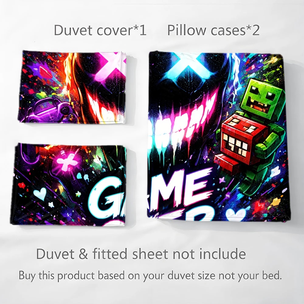طقم غطاء لحاف بتصميم Game Over - مراجعة Esports Gaming Bed وسعره
