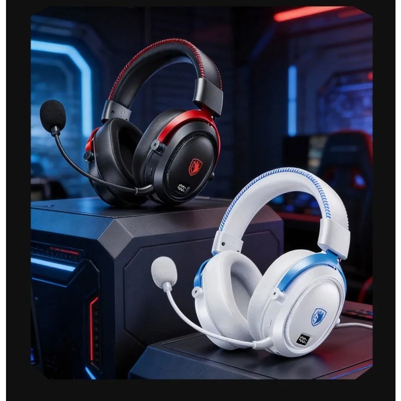 سماعات رأس لاسلكية SADES Hunti - مراجعة Esports Gaming Bar وسعره