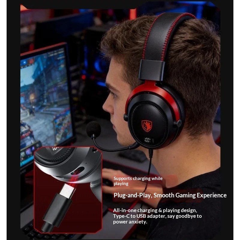 سماعات رأس لاسلكية SADES Hunti - مراجعة Esports Gaming Bar وسعره