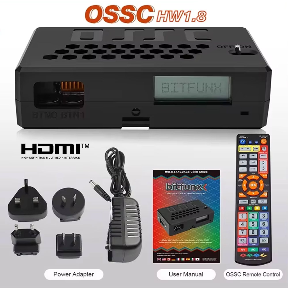 BitFunx V1.8 OSSC Upscaler محو - مراجعة Elgato Stream Deck وسعره