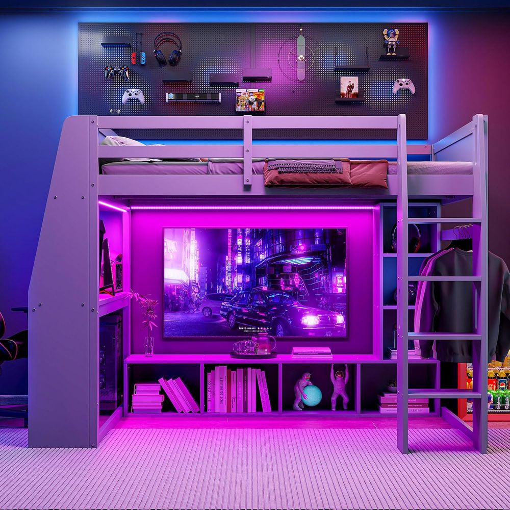 سرير ألعاب SOTSEA بحجم كامل مع - مراجعة Esports Gaming Bed وسعره