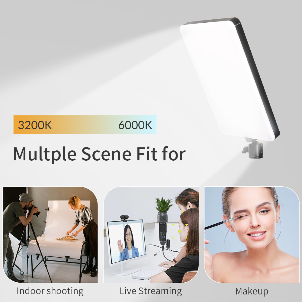 لوحة إضاءة فيديو LED قابلة للإ - مراجعة Webcam Ring Light وسعره