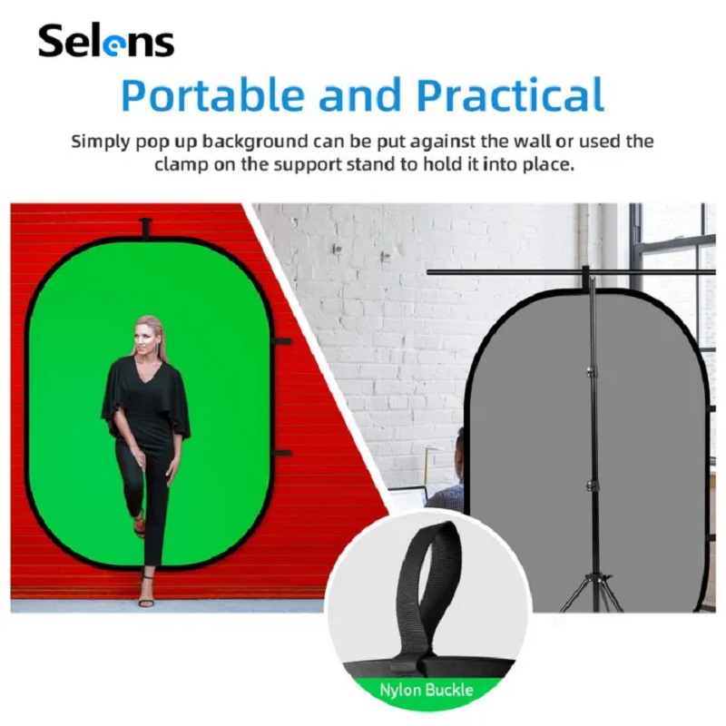 Selens عاكس محمول جديد قابل لل - مراجعة Green Screen Collapsible وسعره