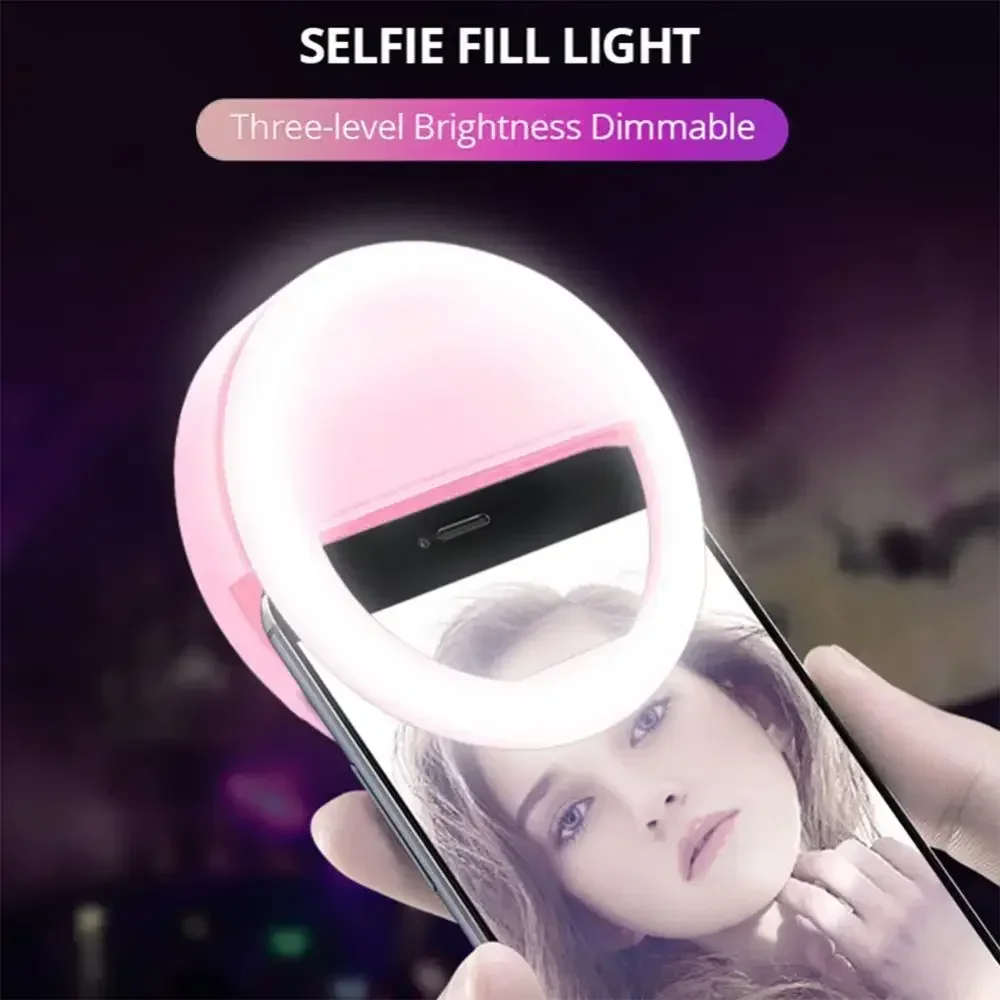 LED Selfie Ring Light الهاتف ا - مراجعة Webcam Ring Light وسعره