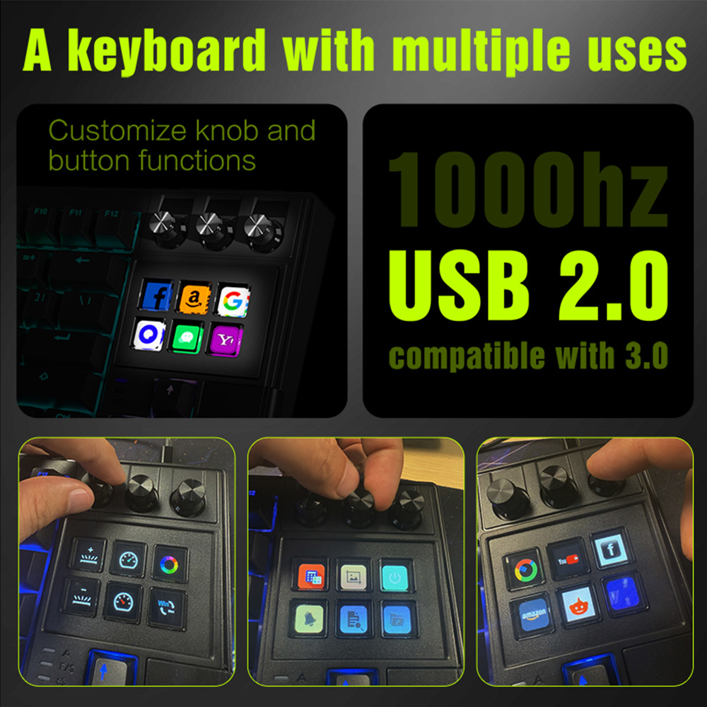 MRSVI K1 PRO لوحة مفاتيح LCD م - مراجعة Elgato Stream Deck وسعره