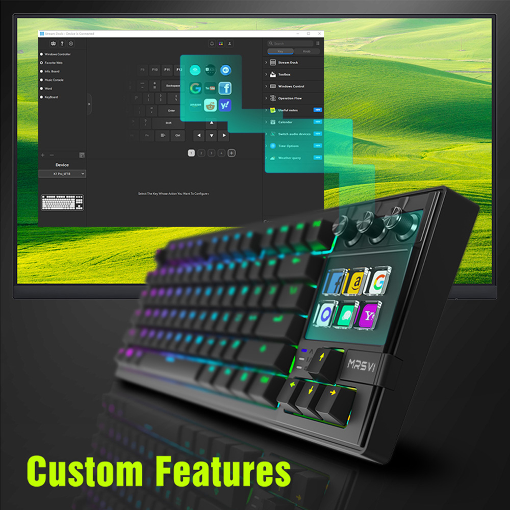 MRSVI K1 PRO لوحة مفاتيح LCD م - مراجعة Elgato Stream Deck وسعره