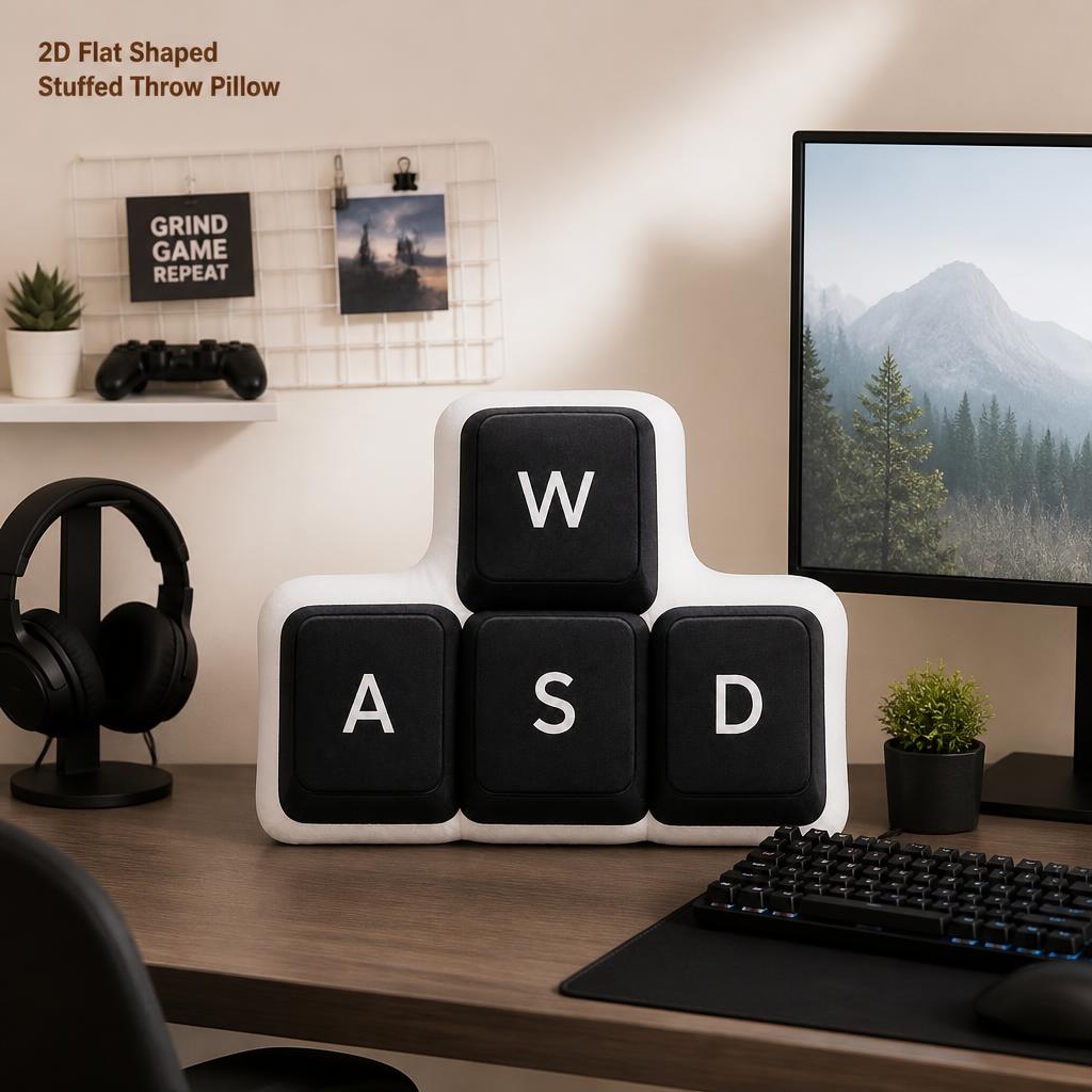 وسادة على شكل لوحة مفاتيح WASD - مراجعة Esports Gaming Bed وسعره