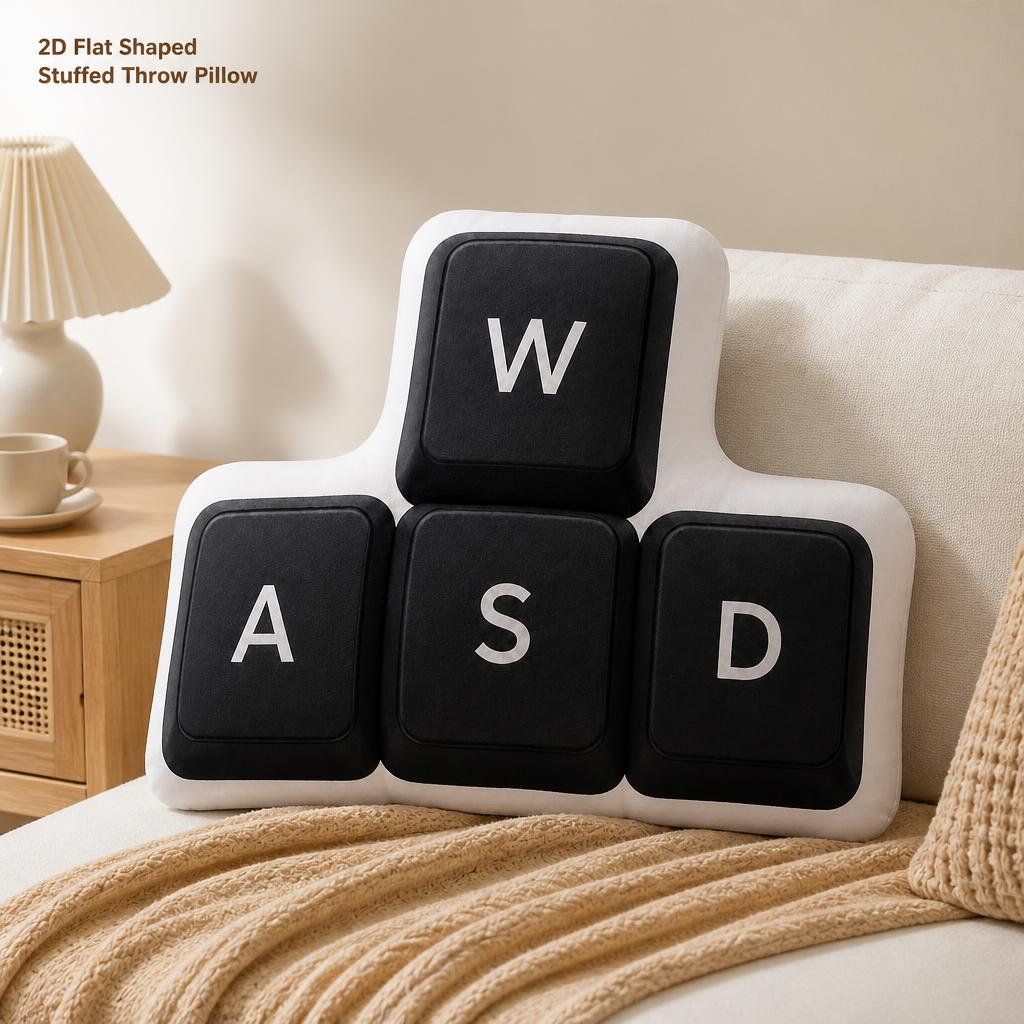 وسادة على شكل لوحة مفاتيح WASD - مراجعة Esports Gaming Bed وسعره