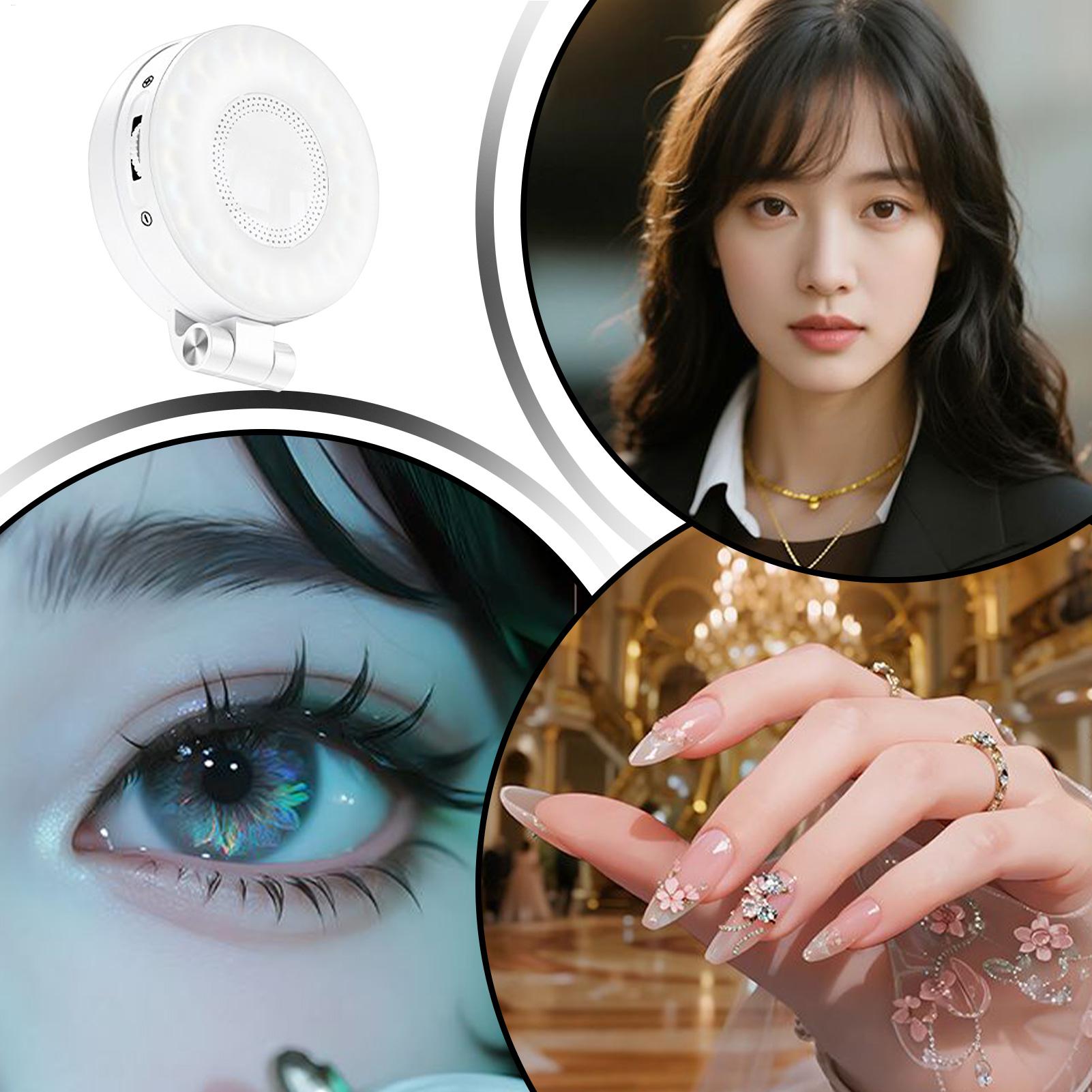 مشبك إضاءة لصور السيلفي المحمو - مراجعة Webcam Ring Light وسعره