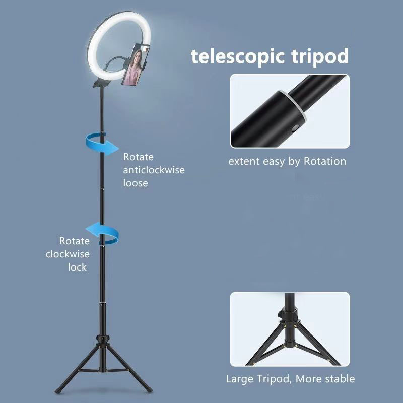 26 33 سنتيمتر أضواء الفيديو عك - مراجعة Webcam Ring Light وسعره