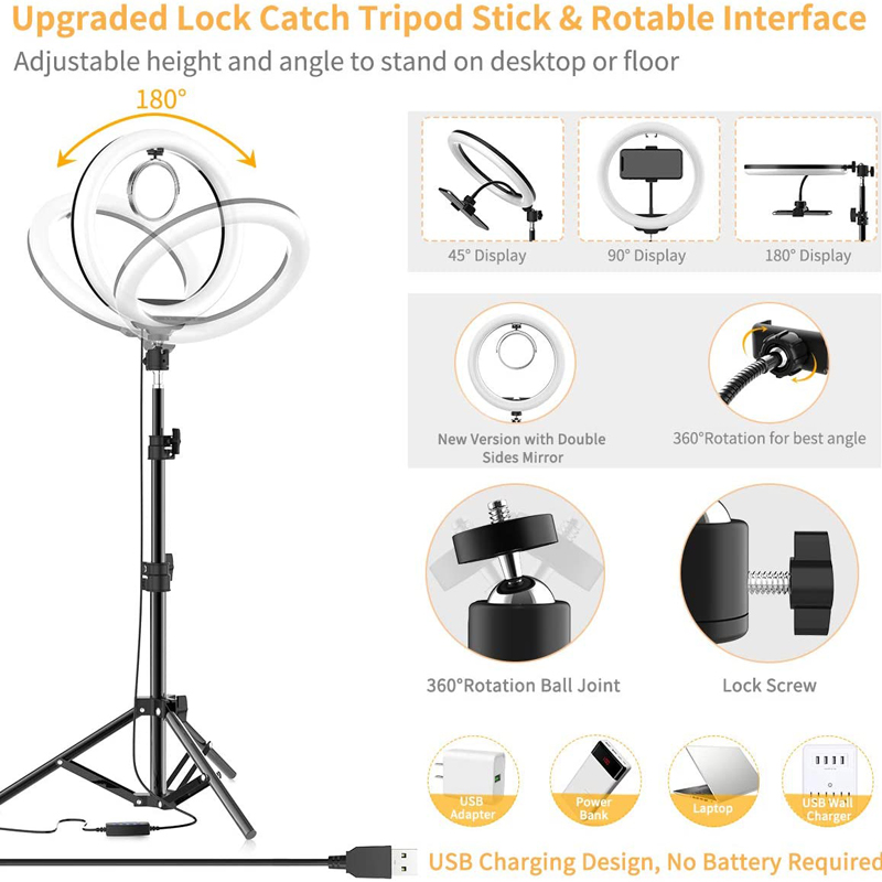 16 سنتيمتر 26 سنتيمتر 33 سنتيم - مراجعة Webcam Ring Light وسعره