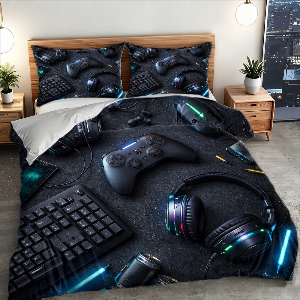 طقم أغطية سرير بتصميم الألعاب  - مراجعة Esports Gaming Bed وسعره