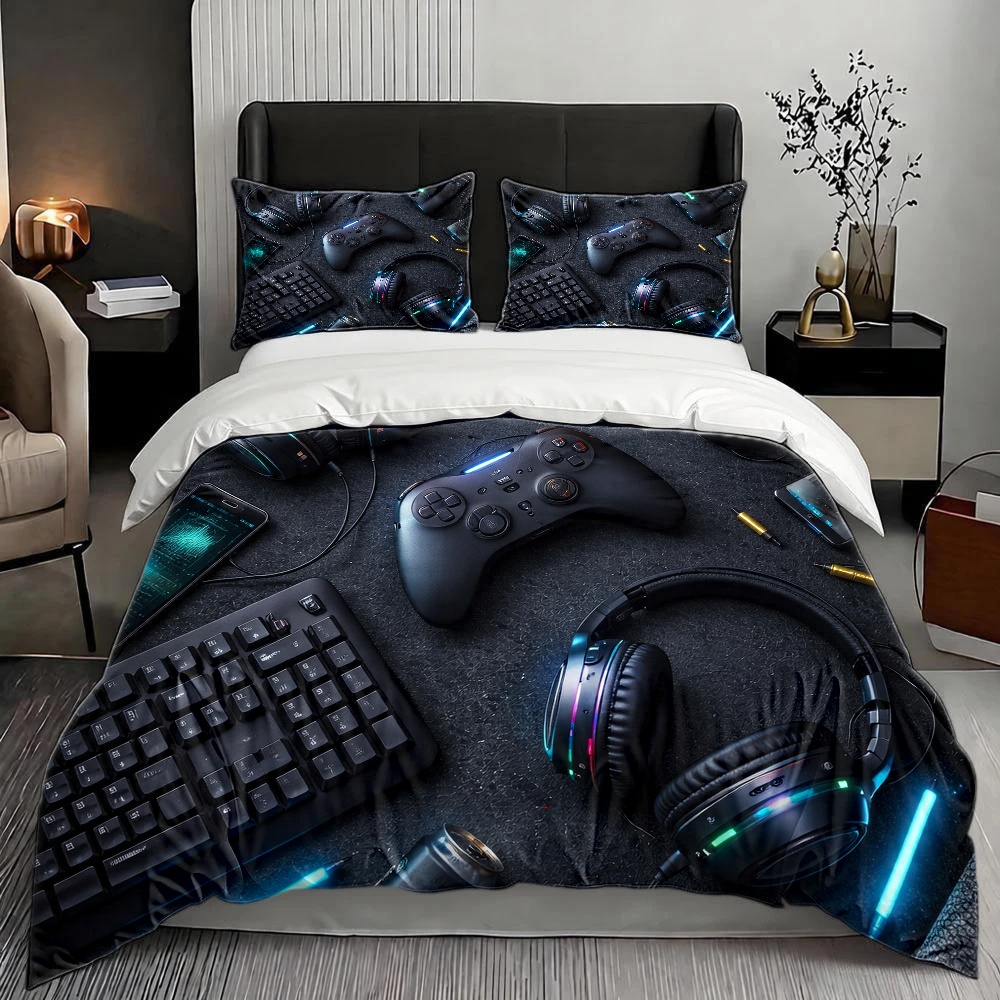 طقم أغطية سرير بتصميم الألعاب  - مراجعة Esports Gaming Bed وسعره